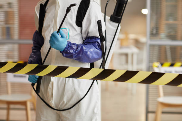 Professional Biohazard Cleanup technician working in Groveland, ID